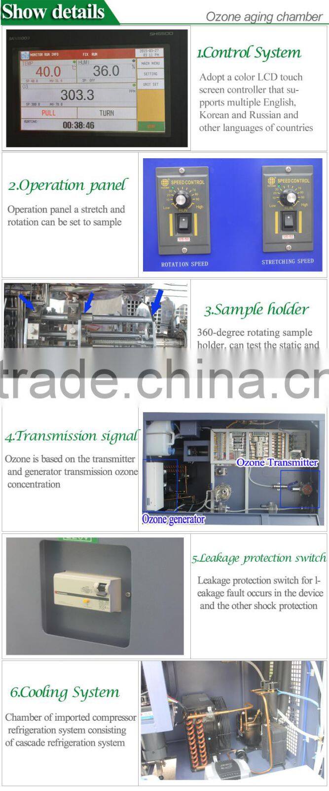 SM- Programmable Ozone Test Chamber for Rubber Material
