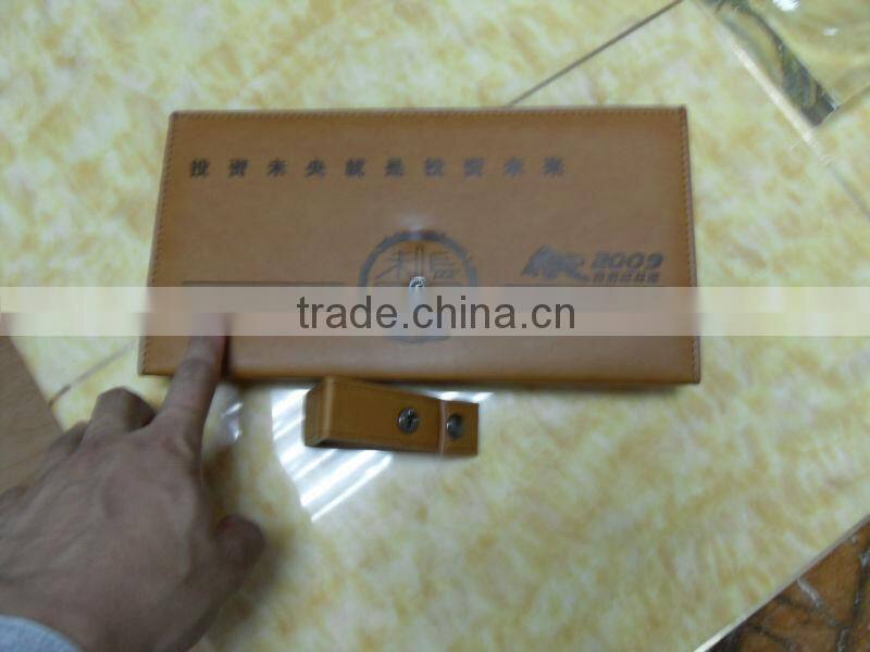 2015 wholeasle desk printing calendar with 9 ring binder