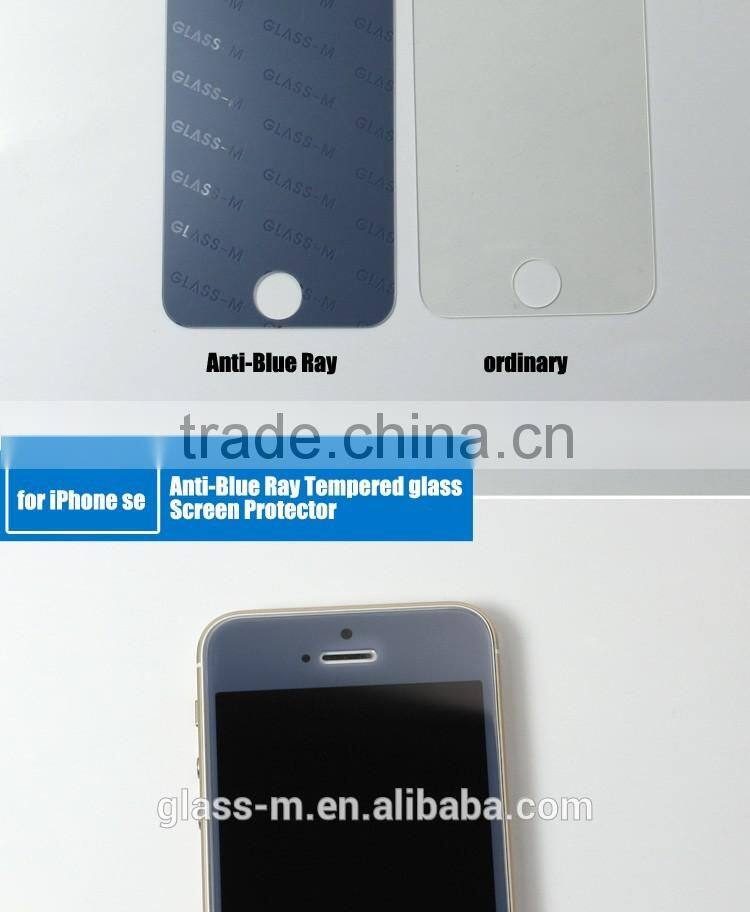 Premium Anti Blue Ray Tempered Glass Screen Saver for iPhone SE