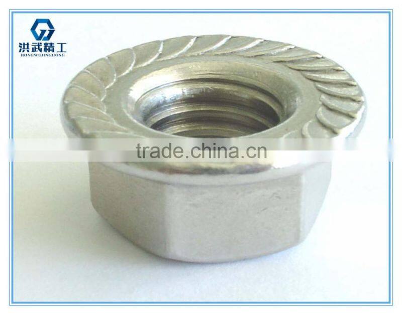 China Hexagon nuts with flange