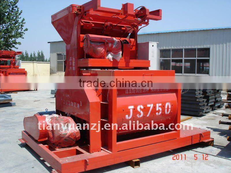 JS500 cement concrete mixer for block making plant