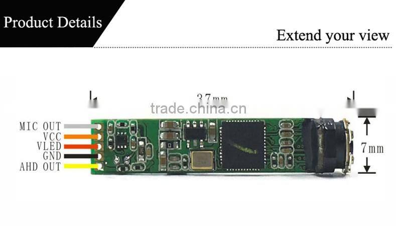 Hot selling 720P IR camera module with mini microphone for door camera