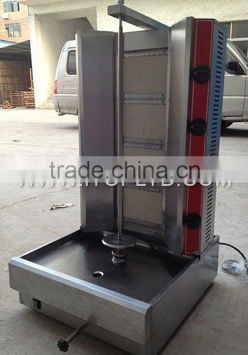 stainless steel gas shawarma equipment