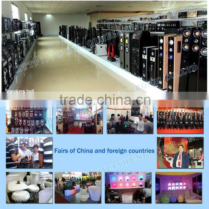 Dual 10" Rechargeable Trolley Speaker PA System with Bluetooth & Disco Light