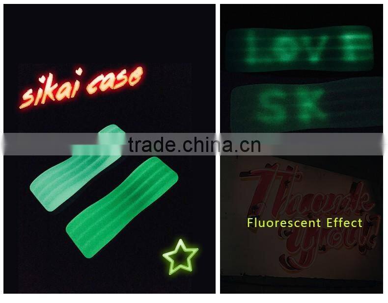 Sikai Patent Perfect Fit Fluorescent Silicone Rub Case Skin For Xiaomi TV controller Protector with hand loop Silicone Case