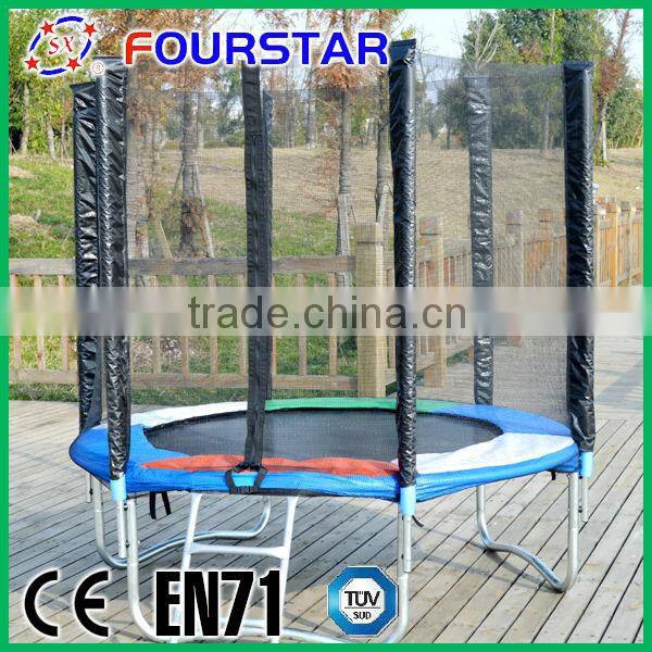 safe net TUV approved fashionable round 6FT trampoline for fun