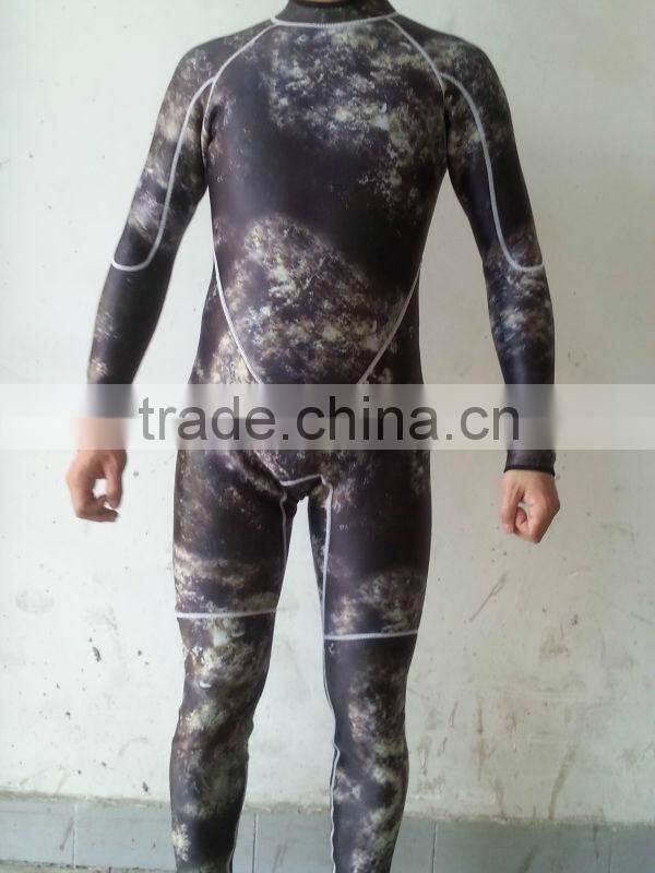 2014 fashion and top design comfortable and durable neoprene camo wet suit
