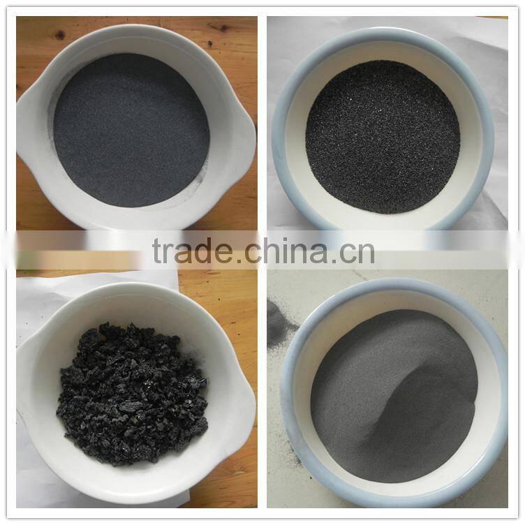 98.5%min black silicon carbide/carborundum for abraive/refractory/steelmaking