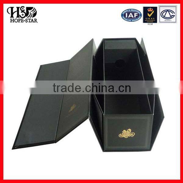 wholesale cheap recycled delicate paper cardboard wine box manufacturer