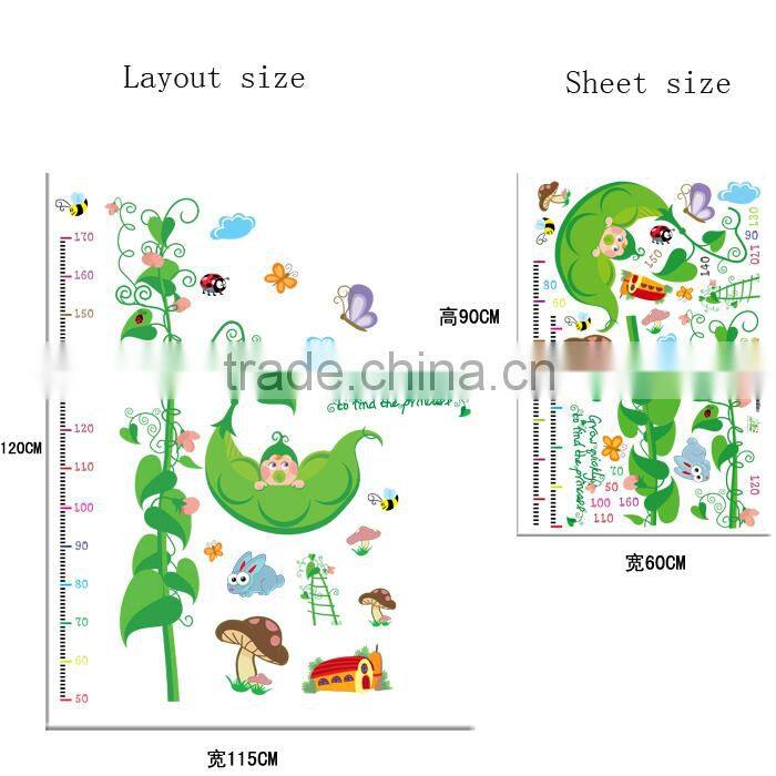 Kids Height Measurement Wall Sticker Growth Chart
