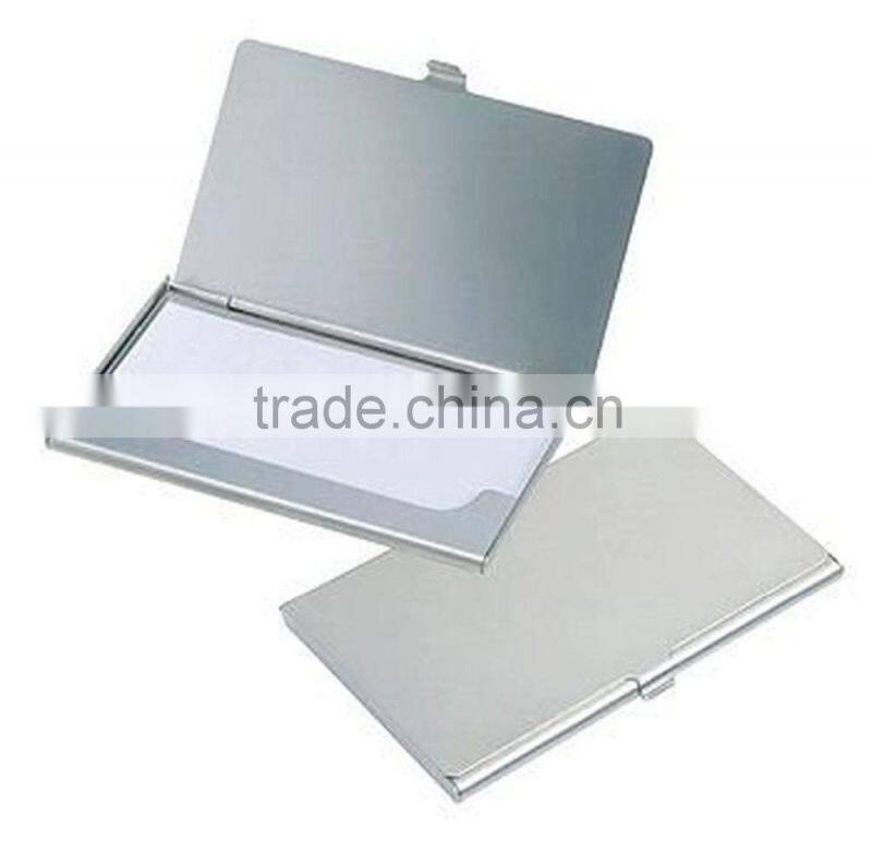 2016 new Fashion Creative Aluminum Holder Metal Box Cover Credit Business Card Wallet
