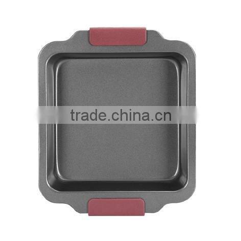 non stick new premium baking pans with silicone handle brand bakeware