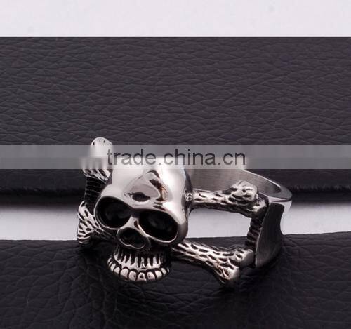 Fashion Cute Stainless steel Rose Gold Diamond Ring