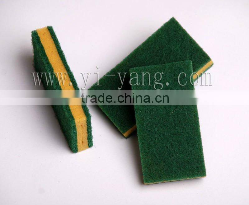 sponge scouring pad