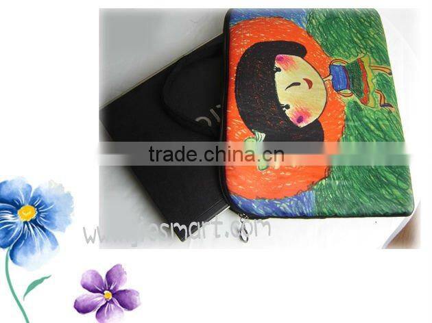 JSMART Laptop sleeve petite JE hand-painting doodling artistic MOQ FREE