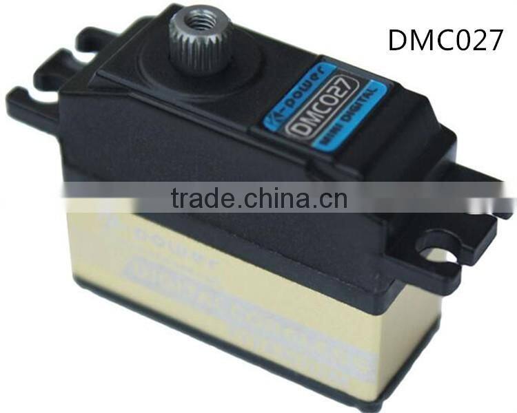 DMC027 standard digital coreless motor servo/servo for helicopter and rudder/metal gear servo