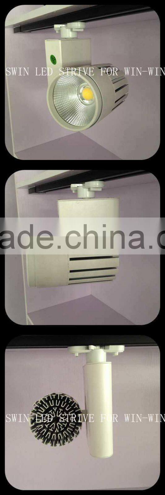 Original Bridgelux cob dimmable white color led tracklight 40W