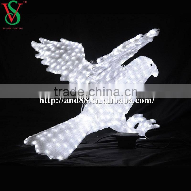 Christmas Eagle Sculpture Lights