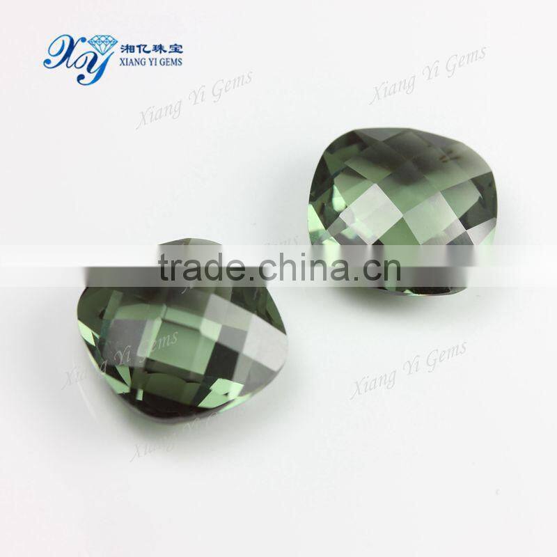 13x13mm rounded square shape double checkerboard cut 149# spinel gemstones wholesale china