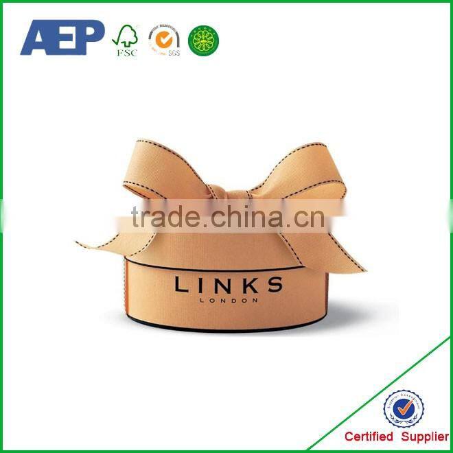 flower packaging use costom made large printed cardboard round gift box with lid on demand