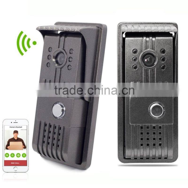 720P Megapixel HD Camera H.264 Wifi Smart Video Doorbell 120 Degrees Rotational 5 IR LEDs Night Vision Waterproof Door Chime