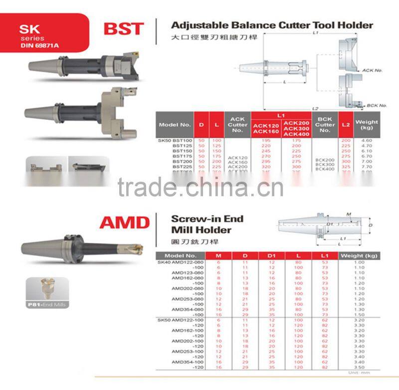SK40-DCK5-100 SK40-DCK5-60 Adjustable rough boring Shank / fine boring tool Shank / metal cutting tools /cnc cutting tool
