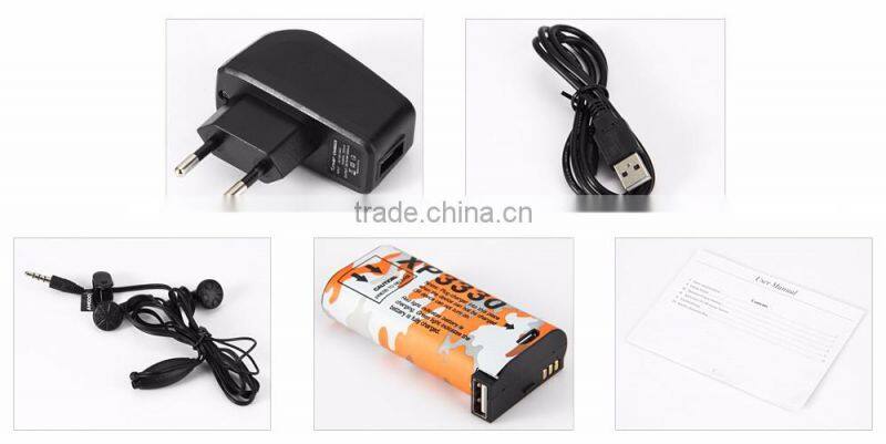 XP3330 Quad Band Unlocked Phone Alarm Dual SIM Bluetooth