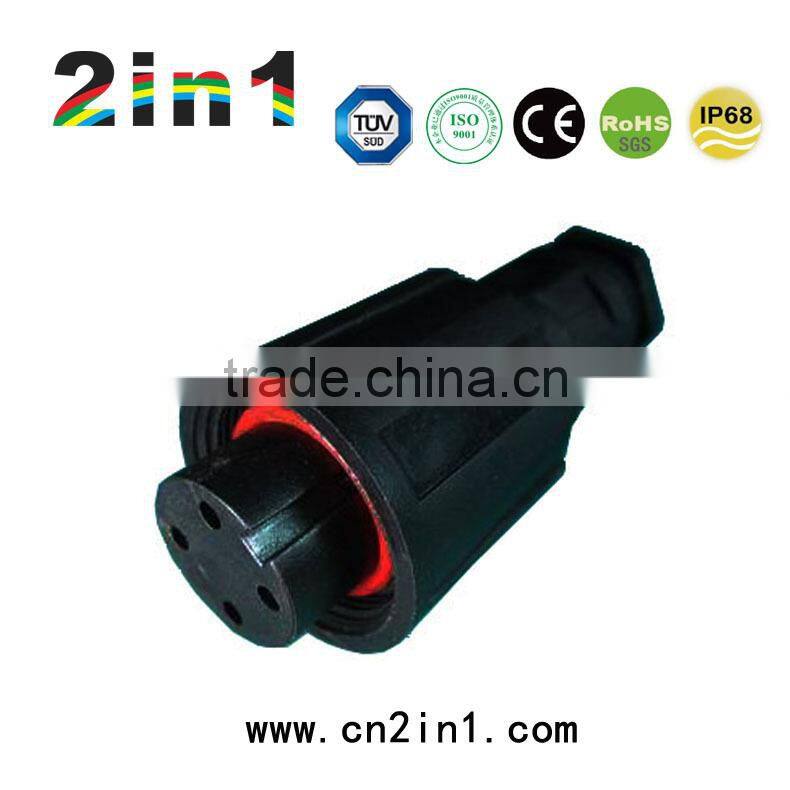 9000-4P IP68 Soldering Electric Cable Wire Waterproof Connector