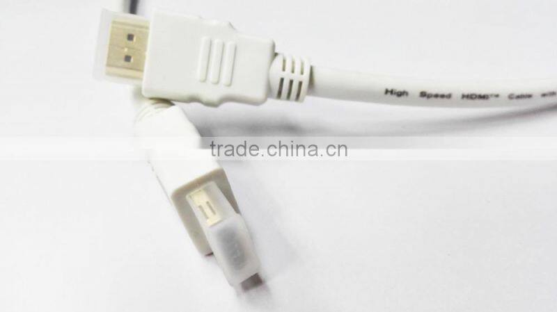 High speed hdmi cable with lock professional manufacturer support 4K*2K