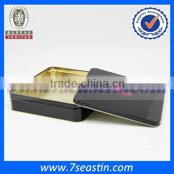food grade europe biscuit metal tin box