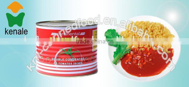 28-30% Canned Tomato Paste, Tomato Sauce in tins/drum/jars 2200gX6tins