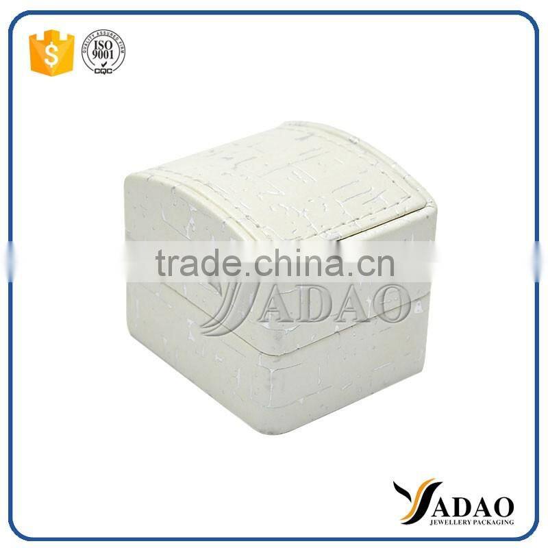 Customized handmade whole white best jewelry ring boxes