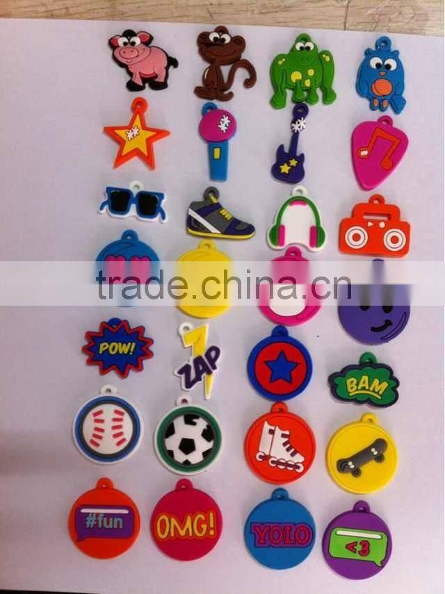 Cute Colorful Loom Charms Bands Rubber Pendant Bracelet Making DIY Crafts