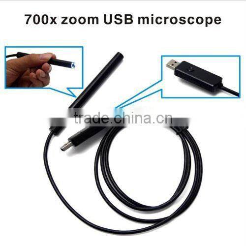 700X mini Portable diameter 10 meter Digital USB Microscope Camera