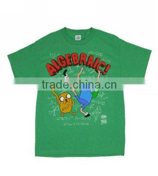 Plain cheap green T-shirt