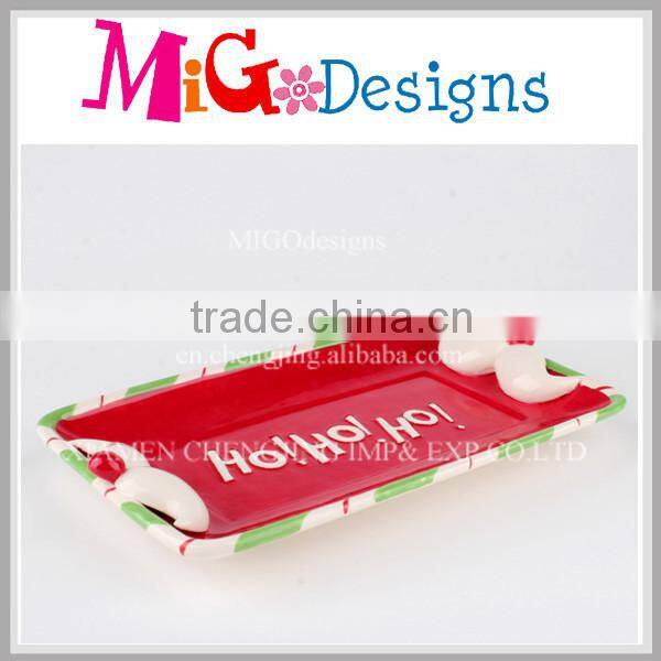 Ceramic Turkey Plate for Thanksgiving Dinner Wholesale