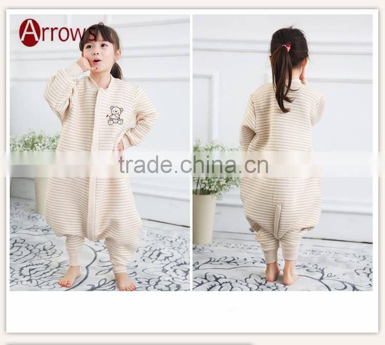 Kids sleeping bag baby romper child footed sleep sack style legs apart for 2016