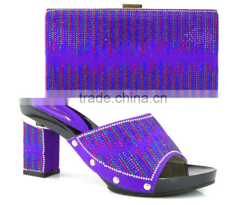 Top fashion women shoes italian shoes and matching bags for party