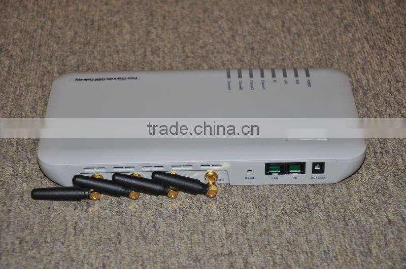 GSM VoIP Gateway/GoIP Gateway for Call Termination (4 Channel 4 SIM Cards)