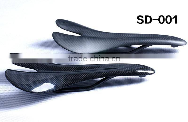 Manufacturer T800 carbon fiber road bicycle saddle, 3K weave matte/glossy finish cheap price carbon road saddles