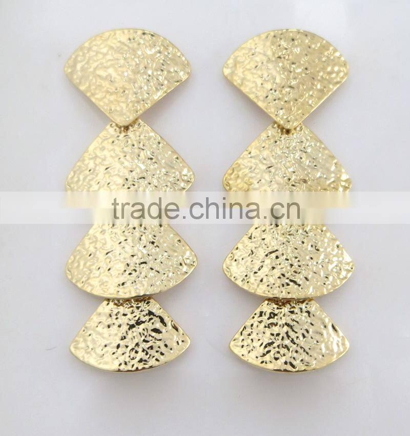 New design good looking fashion indian gold jhumka earring