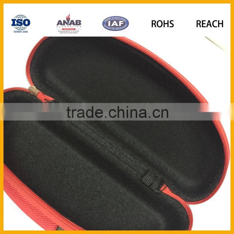 Custom Hard Fancy Shell Shape Nylon Glasses Case with Zipper