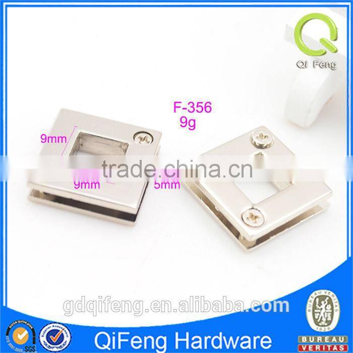 bag accessories silver square shape metal eyelets with screw