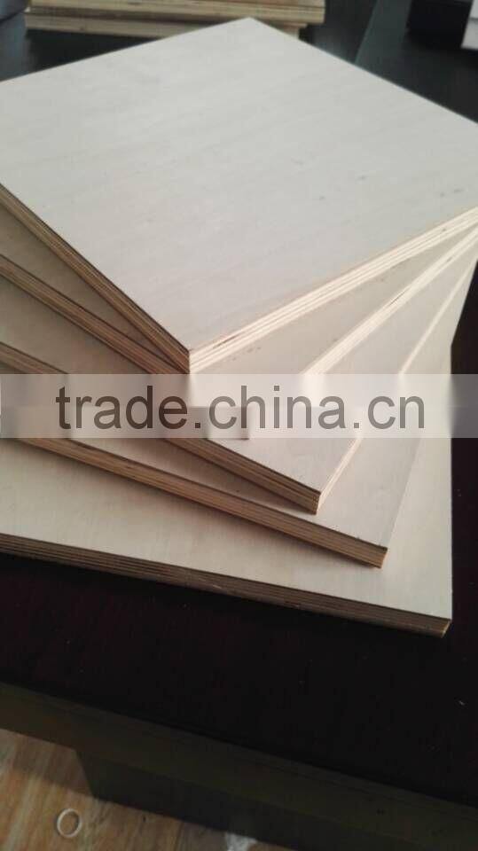 CARB certified unique plywood with two layers MDF protecting from breaking lines painting lines knife lines,consistent color