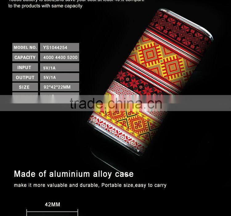 Best quality hot-sale leather power bank Manual Leather PowerBank