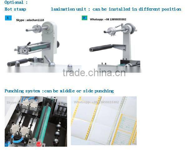 laser hologram mark die-cutting machine MQ-420C for self adhesive trademark in china