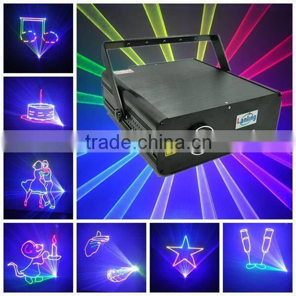 2.5W ILDA RGB animation writing laser light