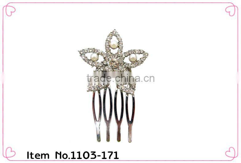 Hot sale!!! wholesale rhinestone bridal hair comb