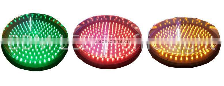 300mm yellow solar led traffic lamp