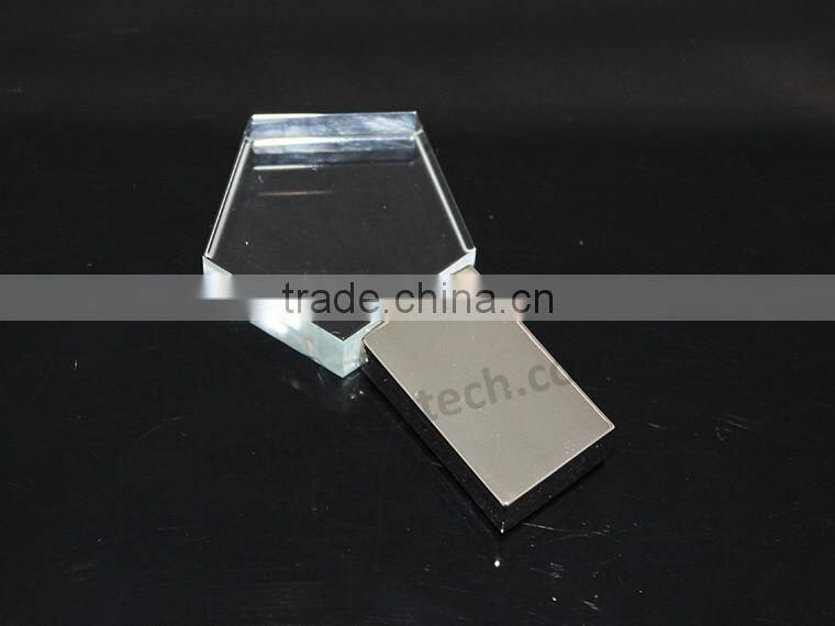 gadgets crystal glass usb key flash drive 128mb gift small flash drive